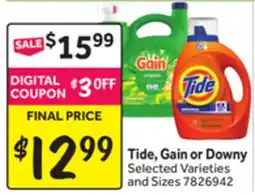 Stop&Shop Tide, Gain Or Downy offer