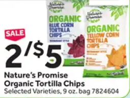 Stop&Shop Nature's Promise Organic Tortilla Chips offer