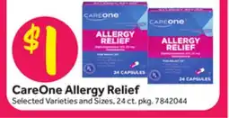 Stop&Shop CareOne Allergy Relief offer