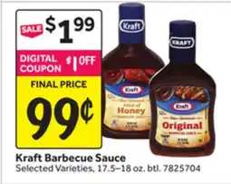 Stop&Shop Kraft Barbecue Sauce offer