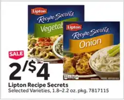 Stop&Shop Lipton Recipe Secrets offer