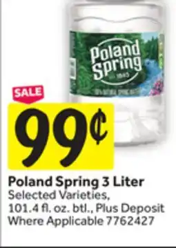 Stop&Shop Poland Spring offer