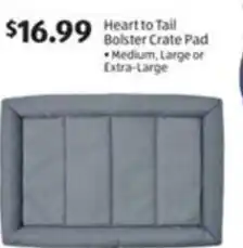 Aldi Heart to tail bolster crate pad offer