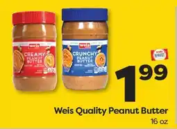 Weis Markets Weis Quality Peanut Butter offer