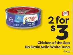Weis Markets Chicken of the Sea No Drain Solid White Tuna offer