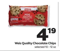 Weis Markets Weis Quality Chocolate Chips offer