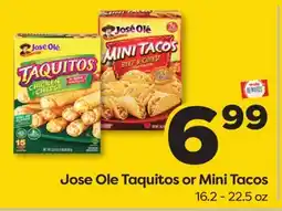 Weis Markets Jose Ole Taquitos or Mini Tacos offer