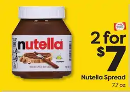 Weis Markets Nutella Spread offer