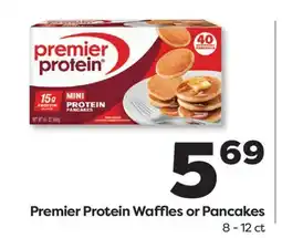 Weis Markets Premier Protein Waffles or Pancakes offer