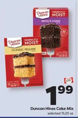 Weis Markets Duncan Hines Cake Mix offer