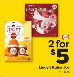 Weis Markets Lindy's Italian Ice offer
