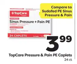 Weis Markets TopCare Pressure & Pain PE Caplets offer