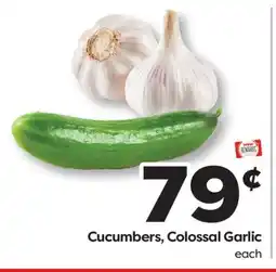 Weis Markets Cucumbers, Colossal Garlic offer