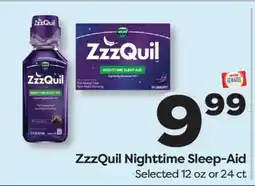 Weis Markets ZzzQuil Nighttime Sleep-Aid offer