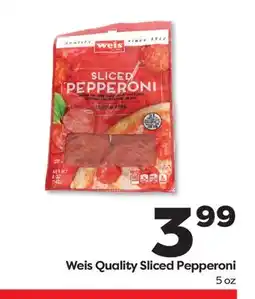 Weis Markets Weis Quality Sliced Pepperoni offer