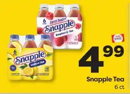 Weis Markets Snapple Tea offer