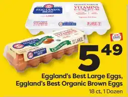 Weis Markets Eggland's Best Large Eggs, Eggland's Best Organic Brown Eggs offer
