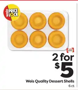 Weis Markets Weis Quality Dessert Shells offer