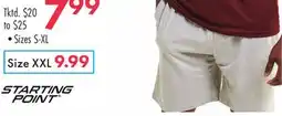 Boscov's Mens STARTING POINT Performance Shorts offer