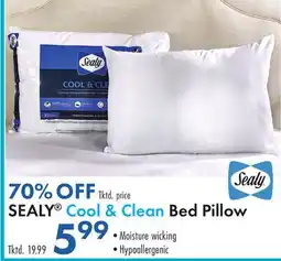 Boscov's SEALY Cool & Clean Bed Pillow offer