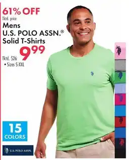 Boscov's Mens U.S. POLO ASSN. Solid T-Shirts offer