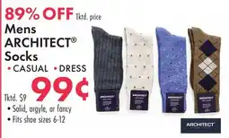 Boscov's Mens ARCHITECT Socks offer