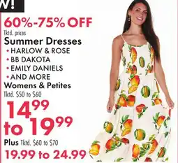 Boscov's Summer Dresses offer