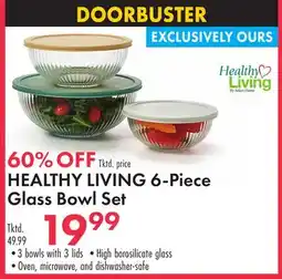 Boscov's HEALTHY LIVING 6-Piece Glass Bowl Set offer