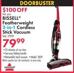 Boscov's BISSELL Featherweight 2-in-1 Cordless Stick Vacuum offer