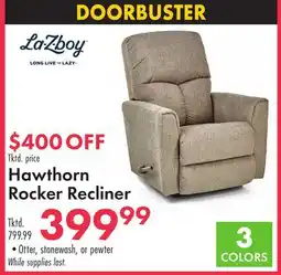 Boscov's Hawthorn Rocker Recliner offer