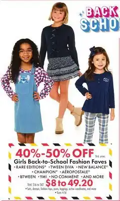 Boscov's Girls Back-to-School Fashion Faves offer
