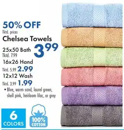 Boscov's Chelsea Towels offer