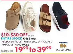 Boscov's ENTIRE STOCK Kids Shoes offer