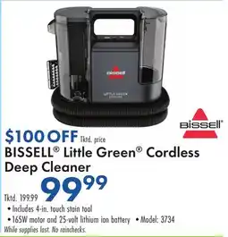 Boscov's BISSELL Little Green Cordless Deep Cleaner offer