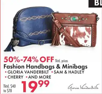 Boscov's Fashion Handbags & Minibags offer