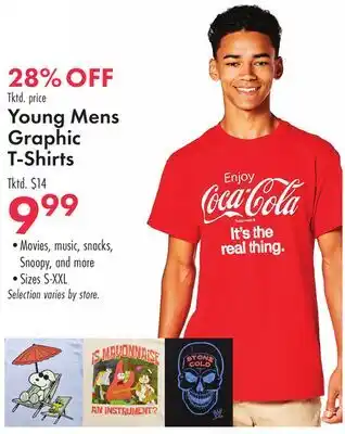 Boscov's Young Mens Graphic T-Shirts offer