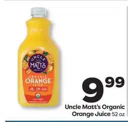 Weis Markets Uncle Matt's Organic Orange Juice offer