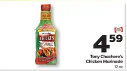 Weis Markets Tony Chachere's Chicken Marinade offer