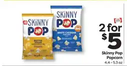 Weis Markets Skinny Pop Popcorn offer