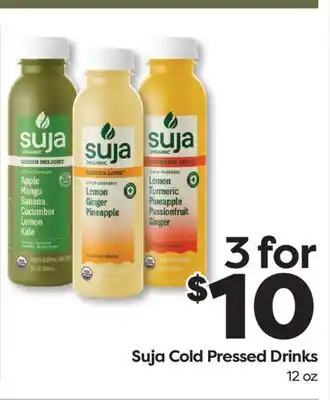 Weis Markets Suja Cold Pressed Drinks offer