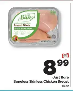 Weis Markets Just Bare Boneless Skinless Chicken Breast offer