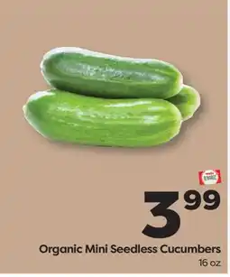 Weis Markets Organic Mini Seedless Cucumbers offer
