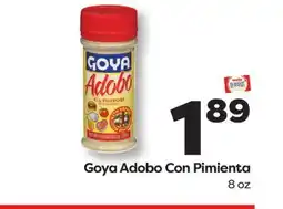 Weis Markets Goya Adobo Con Pimienta offer