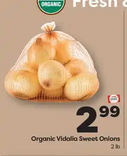 Weis Markets Organic Vidalia Sweet Onions offer