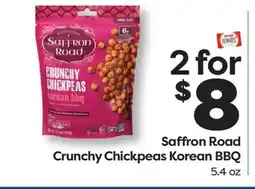 Weis Markets Saffron Road Crunchy Chickpeas Korean BBQ offer