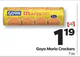 Weis Markets Goya Maria Crackers offer
