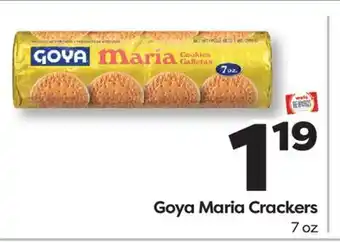 Weis Markets Goya Maria Crackers offer