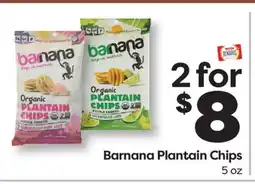 Weis Markets Barnana Plantain Chips offer