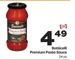 Weis Markets Botticelli Premium Pasta Sauce offer