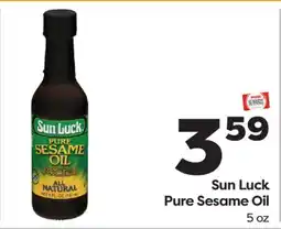 Weis Markets Sun Luck Pure Sesame Oil offer